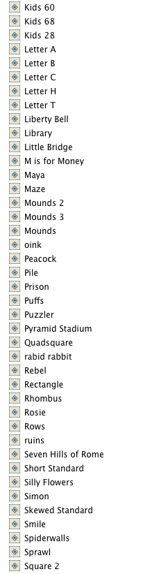 Tile Matching Layouts